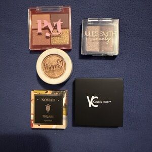 5 Mini Shimmery Eyeshadow Palette’s-Various Brands